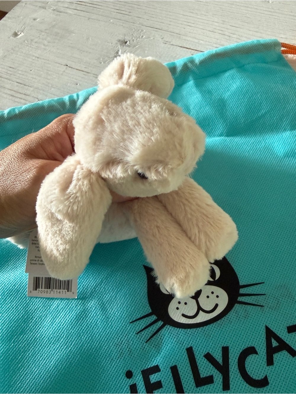 Jellycat TINY Smudge Rabbit NWT